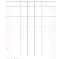 2월 February 2010달력 2월 February 2010달력